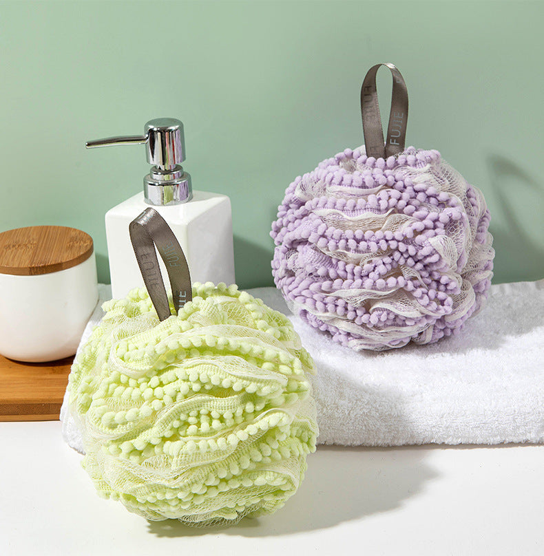 Independent High-end Large Bath Pearl Loofah Independent Packaging Bath Foaming Durable Shower Ball