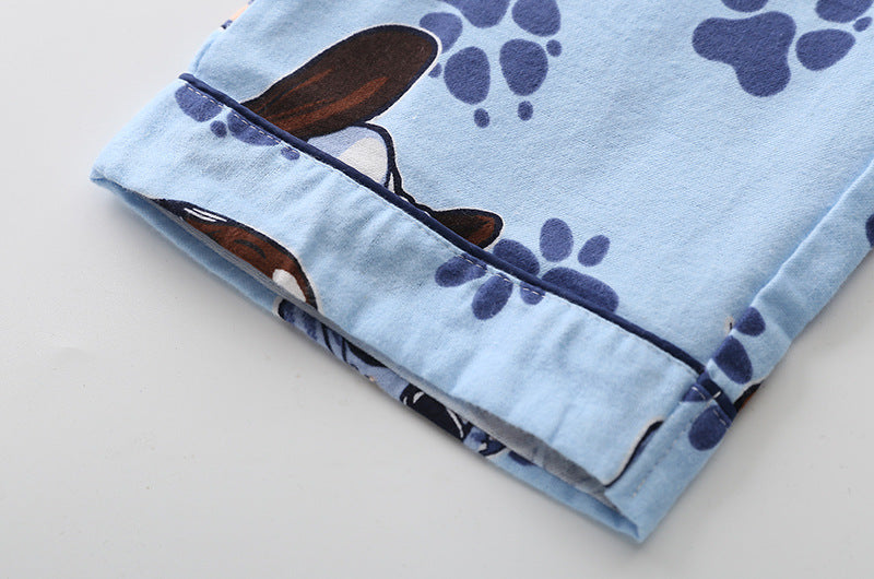 Woolen Home Suit Flannelette Pajamas Moonsuit Set