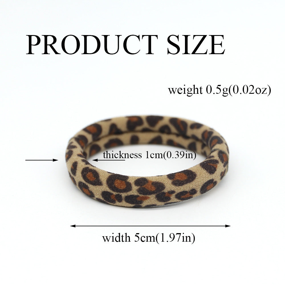 Leopard Towel Hair Ring