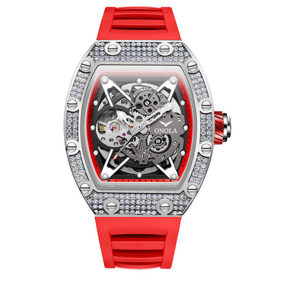 Fully-jewelled Automatic Mechanical Watch Men
