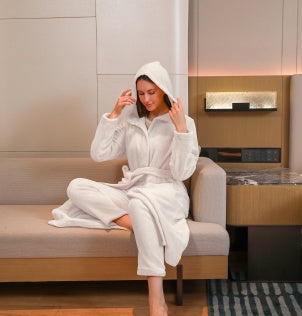 Women's Fibre Velvet Gown Set