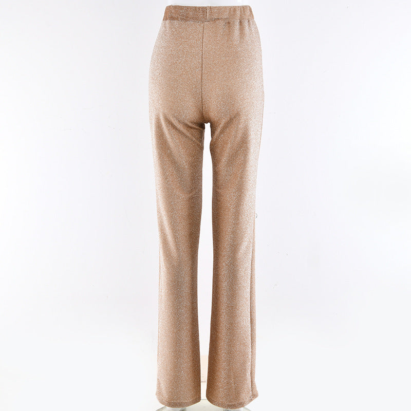 Hip-flare flared pants