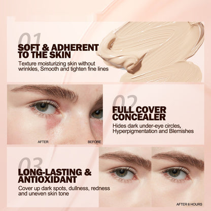 Color Change Liquid Foundation Long Lasting Smear-proof Makeup