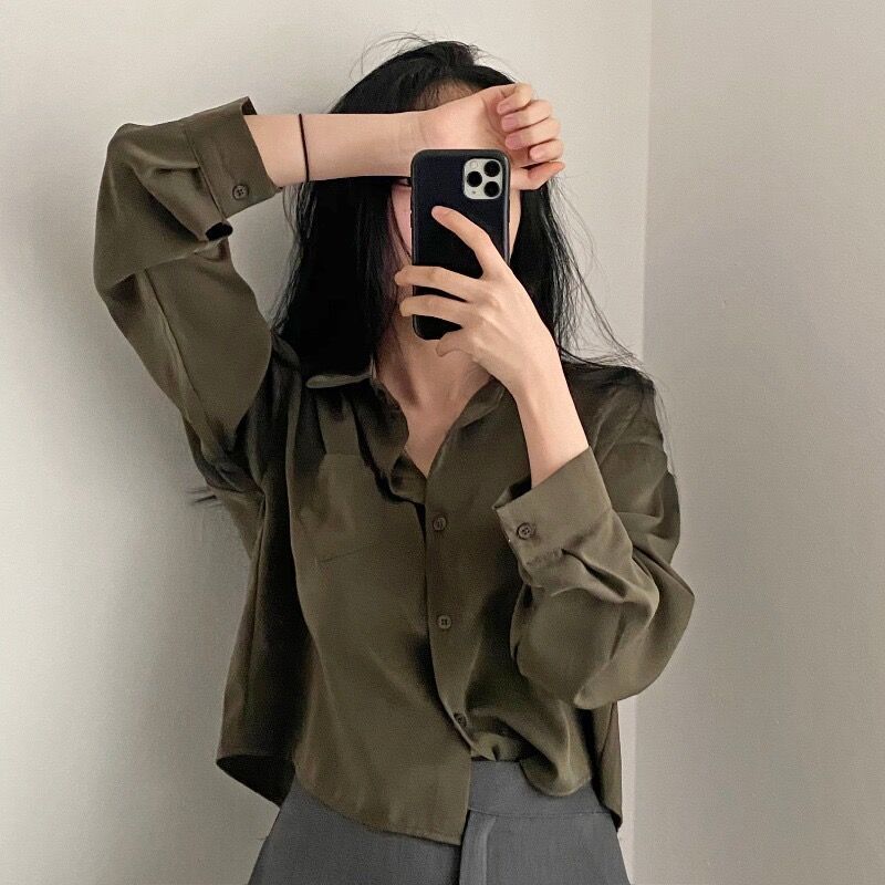 Retro And Fashion All-matching Top For Women