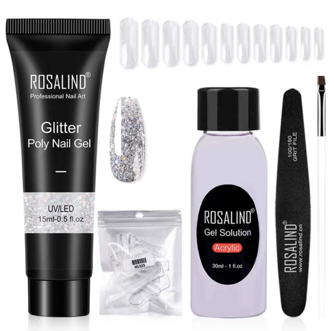 Extension Gel Polish Kit For Manicure Poly Nail Gel Set For