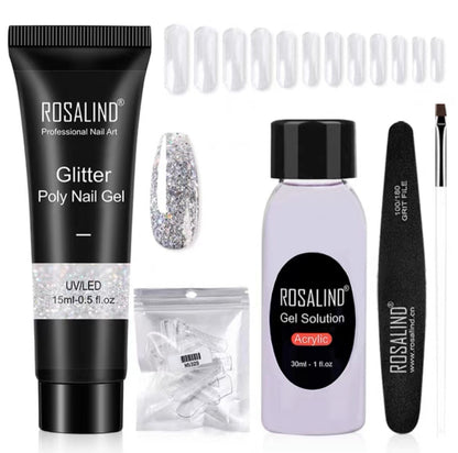 Extension Gel Polish Kit For Manicure Poly Nail Gel Set For