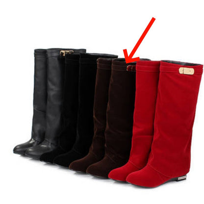 Flat Long Slimming Pants Boots