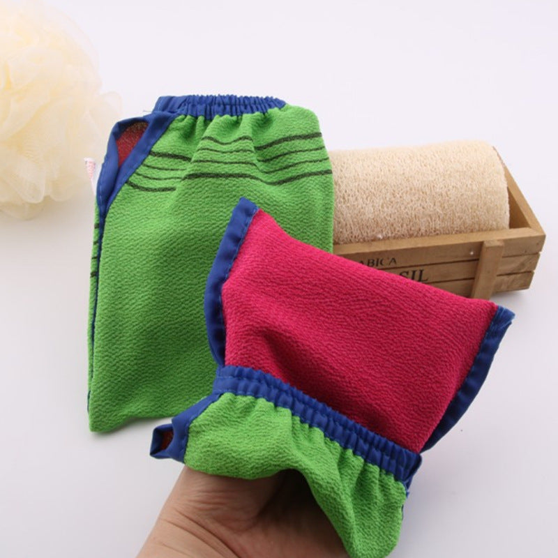 Finger Leakage Bath Towel Bamboo Fiber Double-sided Bath Towel