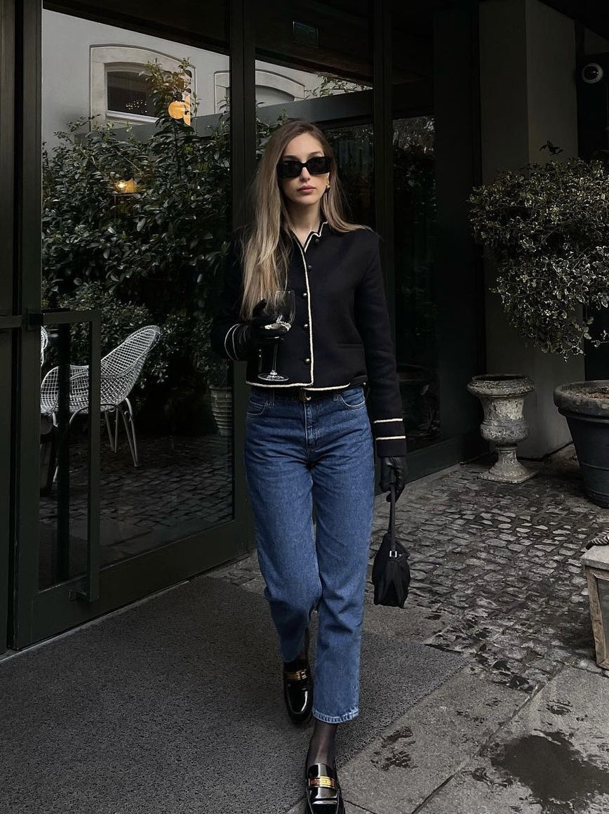 Women's Fashion Personality Black New Coat Women