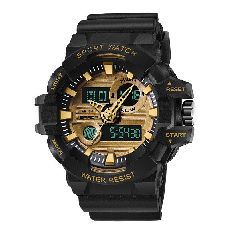 Waterproof men's electronic watch