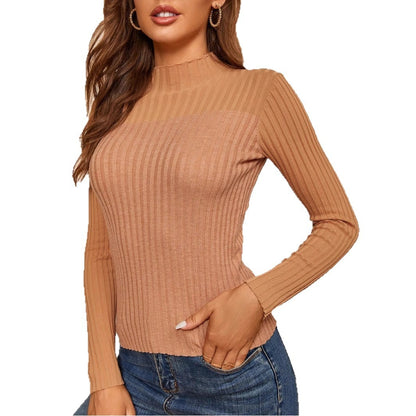 Women's Top Solid Color Long Sleeve Slim-fit Cardigan Sweater