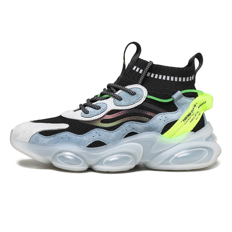 High elasticity comfortable popcorn sneakers