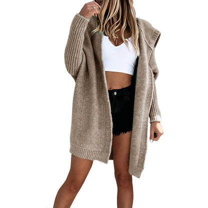 Loose knit cardigan