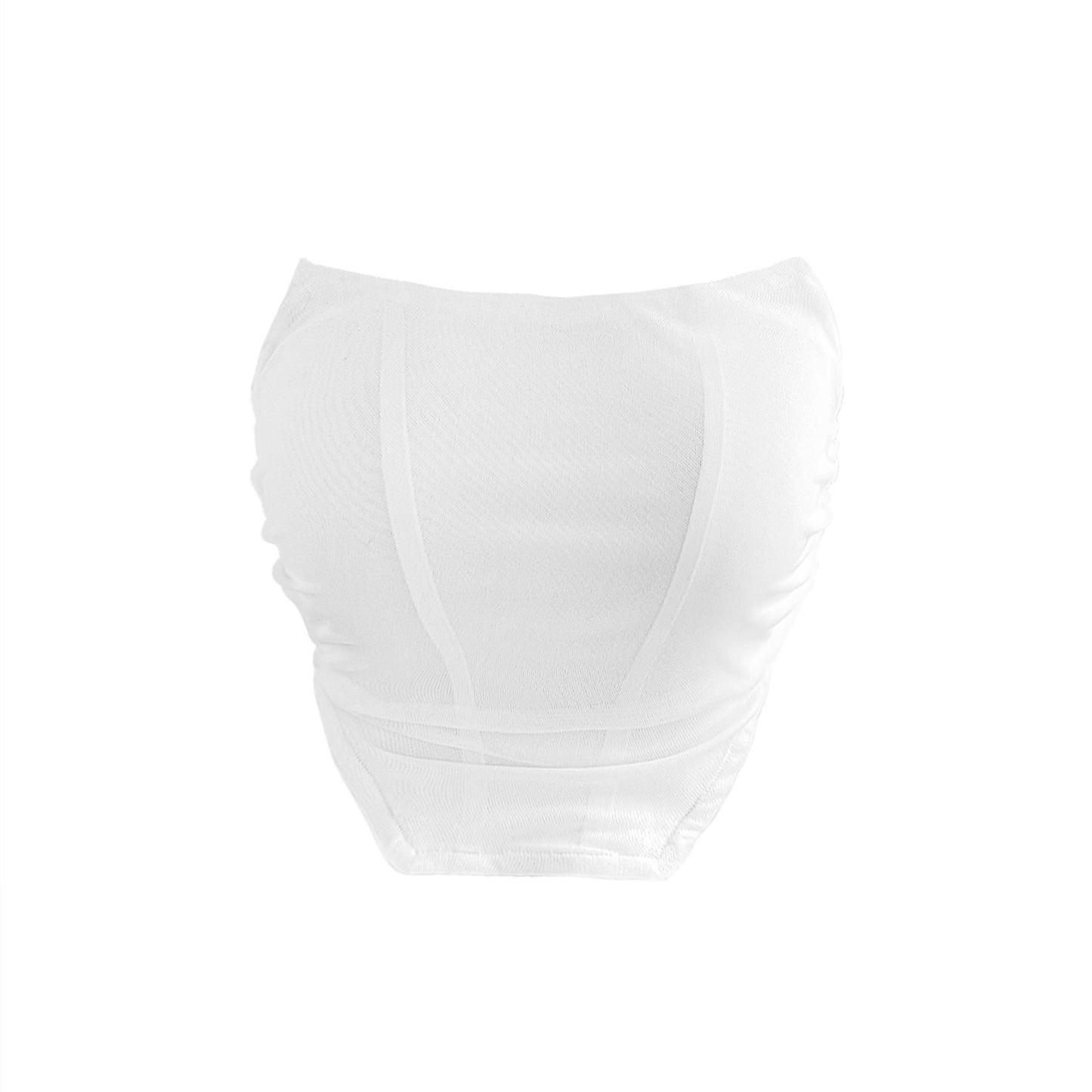 Sexy Backless Retro Tube Top Short Type