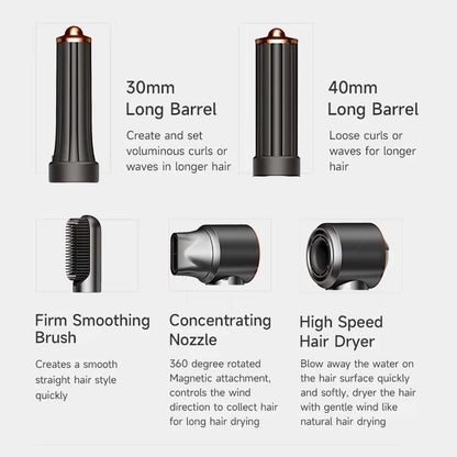 Multifunctional Five-in-one Straight Comb Hair Curler Constant Temperature