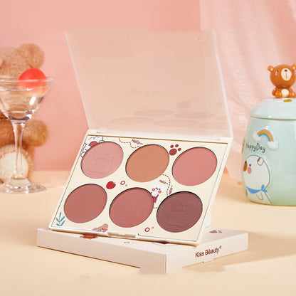 Women's Fashion Simple Multi-Color Makeup Blush