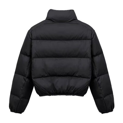 Short Women's Coat Thickened Thermal Zipper Bread Coat