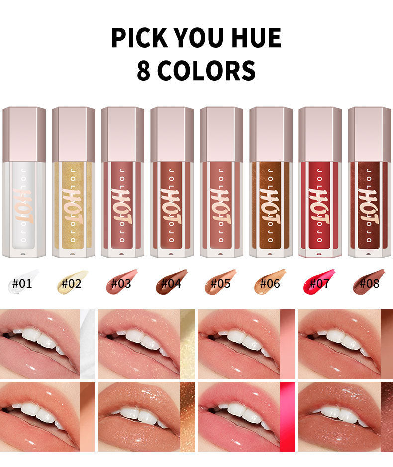 Transparent Lip Gloss Highlight Brightening Full Lips Lip Lacquer