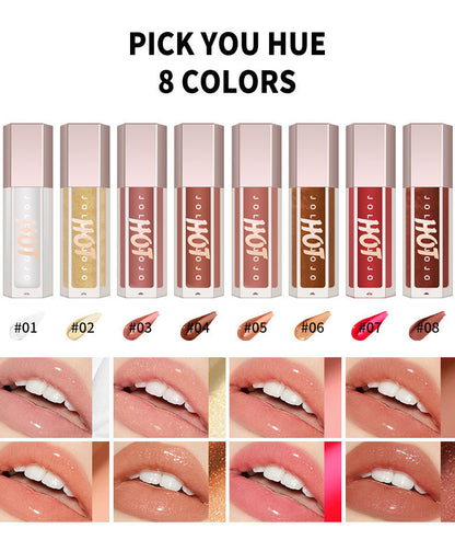 Transparent Lip Gloss Highlight Brightening Full Lips Lip Lacquer
