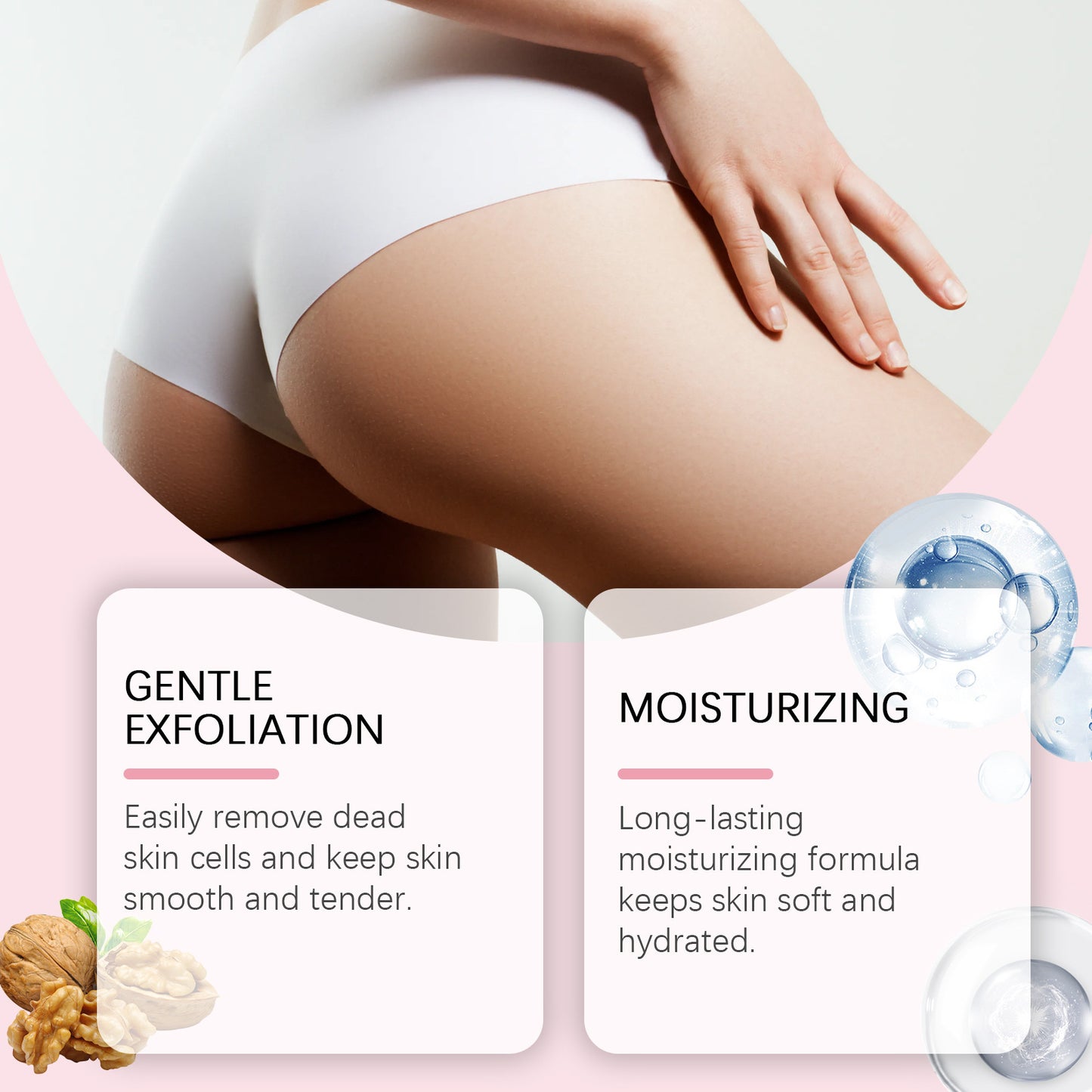 Gentle Cleansing Body Cutin Smooth Skin Hip Care Cream