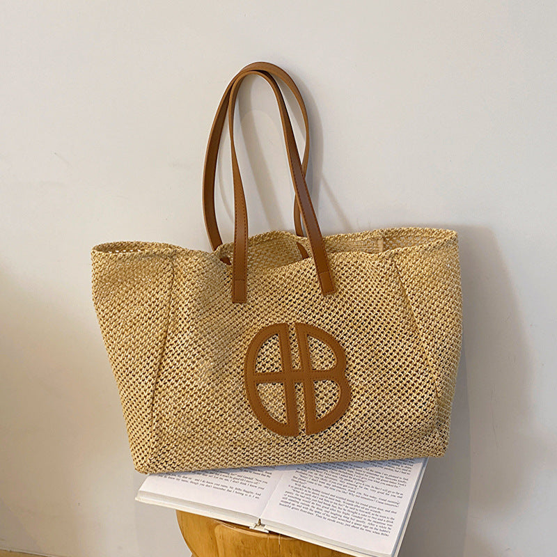 Summer Retro Large Capacity Tote Bag For Women