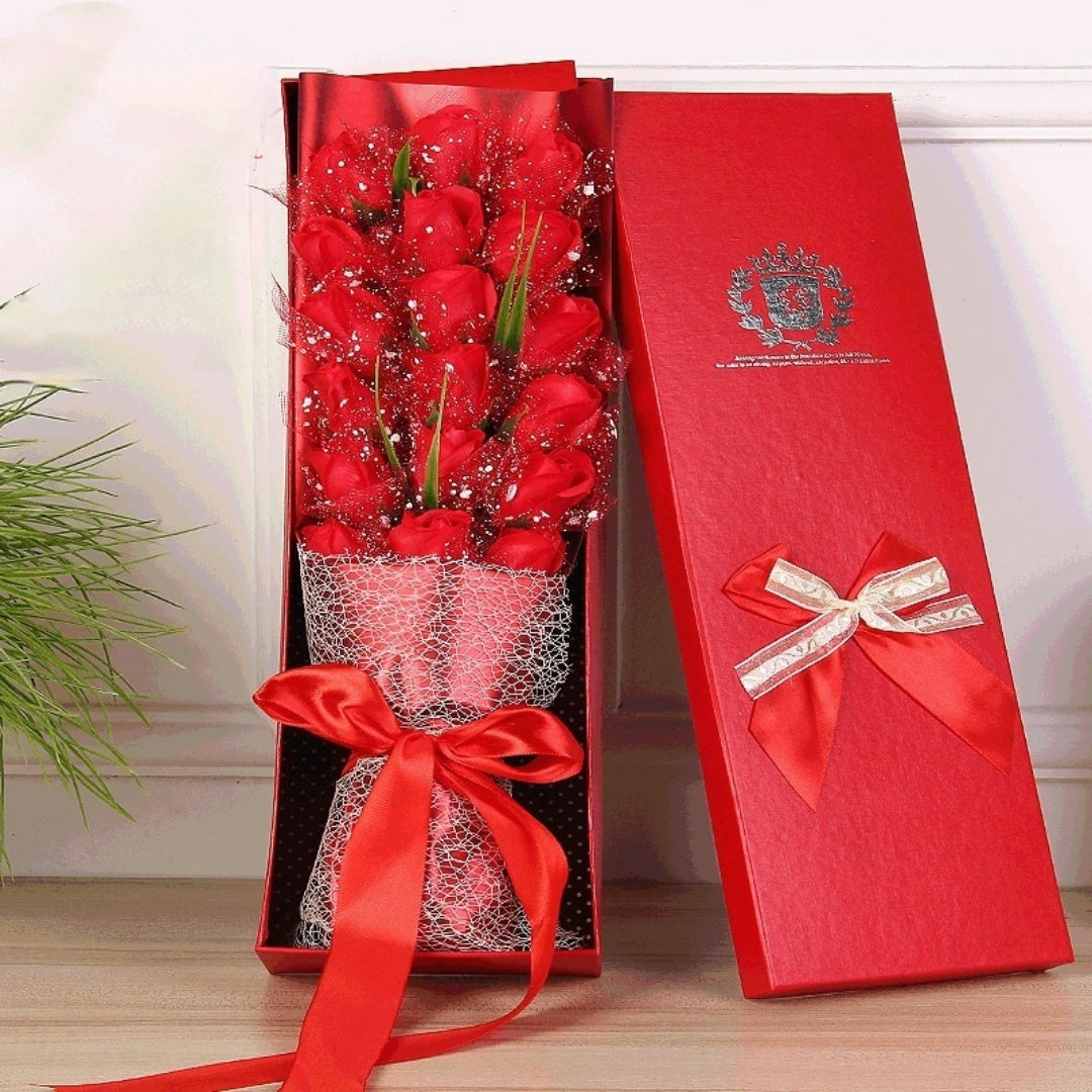 Creative And Practical Rose Soap Bouquet Gift Box