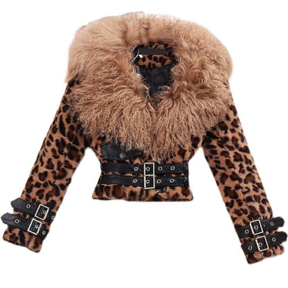 Short Cotton With Jacket And Leather Waist