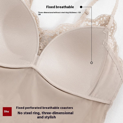 French Lace Underwear Ladies Underwired Backless Bra