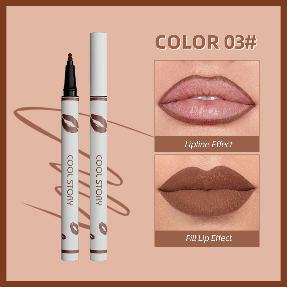 No Stain On Cup Lip Liner Matte Liquid