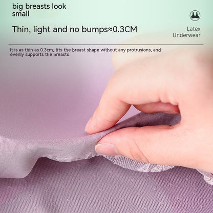 Gathered Without Trace Front Closure Underwired Bra