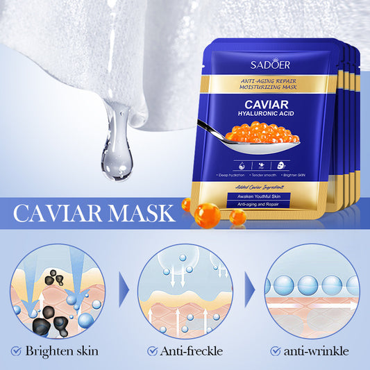 Hyaluronic Acid Moisturizing Caviar Anti-Wrinkle Repair Mask 25g