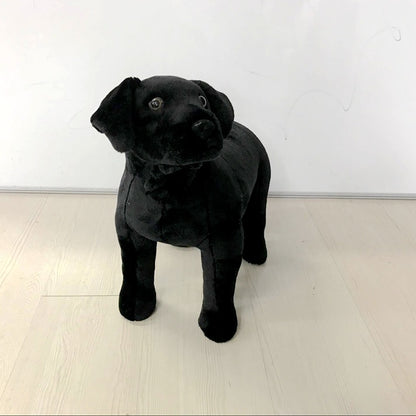 Little Black Dog Plush Toy Labrador Children's Birthday Gift Doll