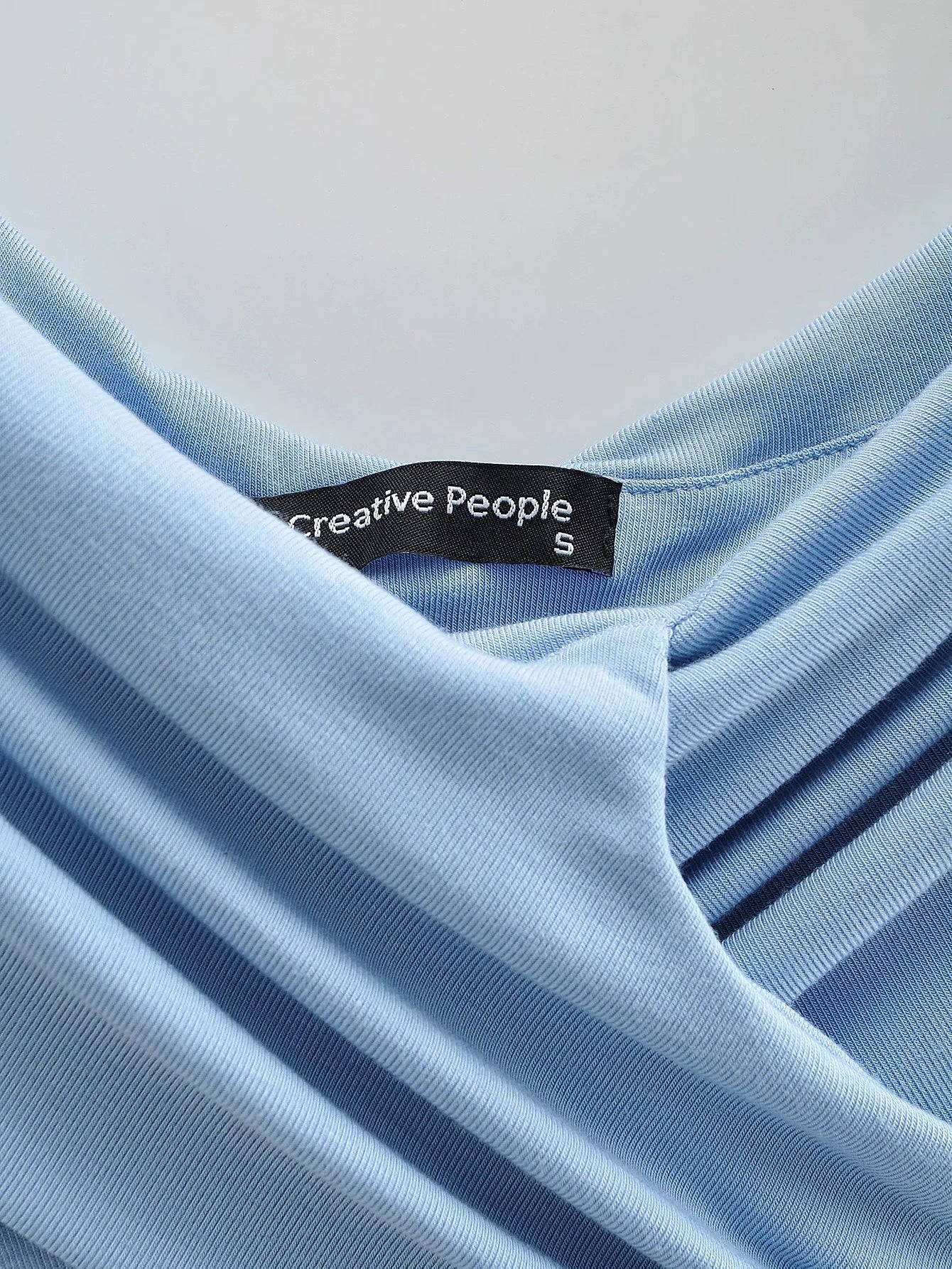 Explosive sexy cross strapless slim T-shirt women