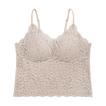 French Lace Underwear Ladies Underwired Backless Bra