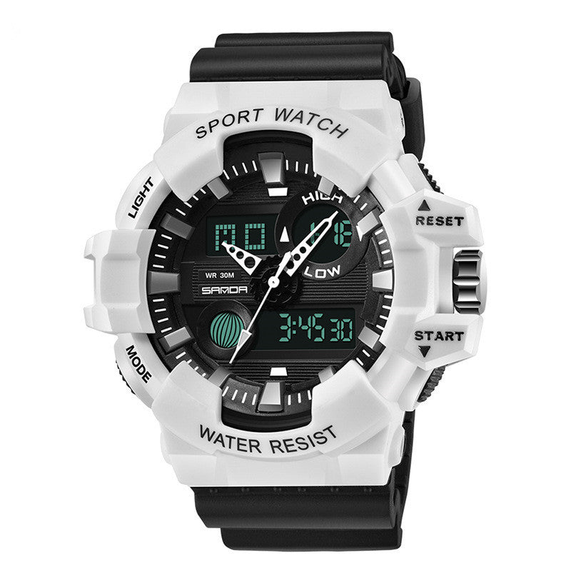 Waterproof men's electronic watch
