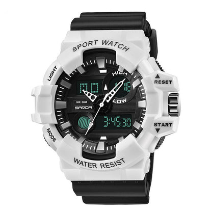 Waterproof men's electronic watch