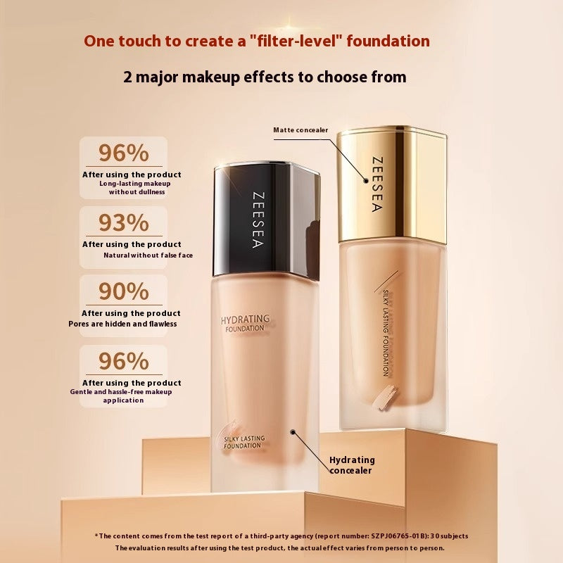 ZEESEA ZEESEA Liquid Foundation Concealer Makeup Mixed Dry Oily Skin Moisturizing