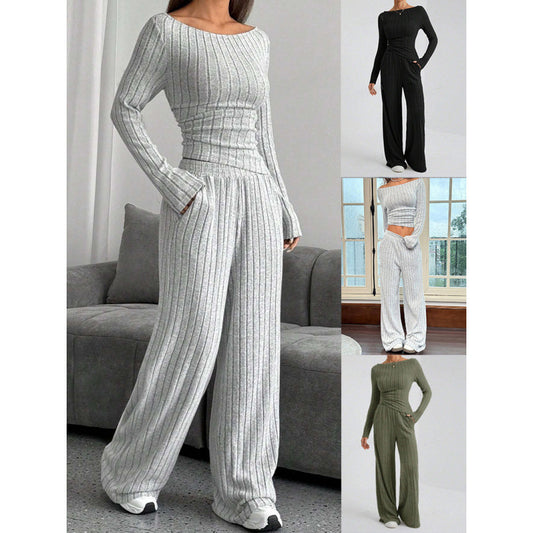 Turtleneck Knitting Long-sleeve Suit Women's Loose