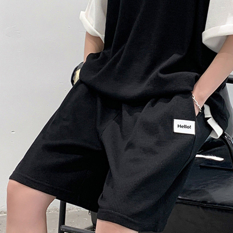 Summer Fake Two-piece Men's All-match Loose Sports Top