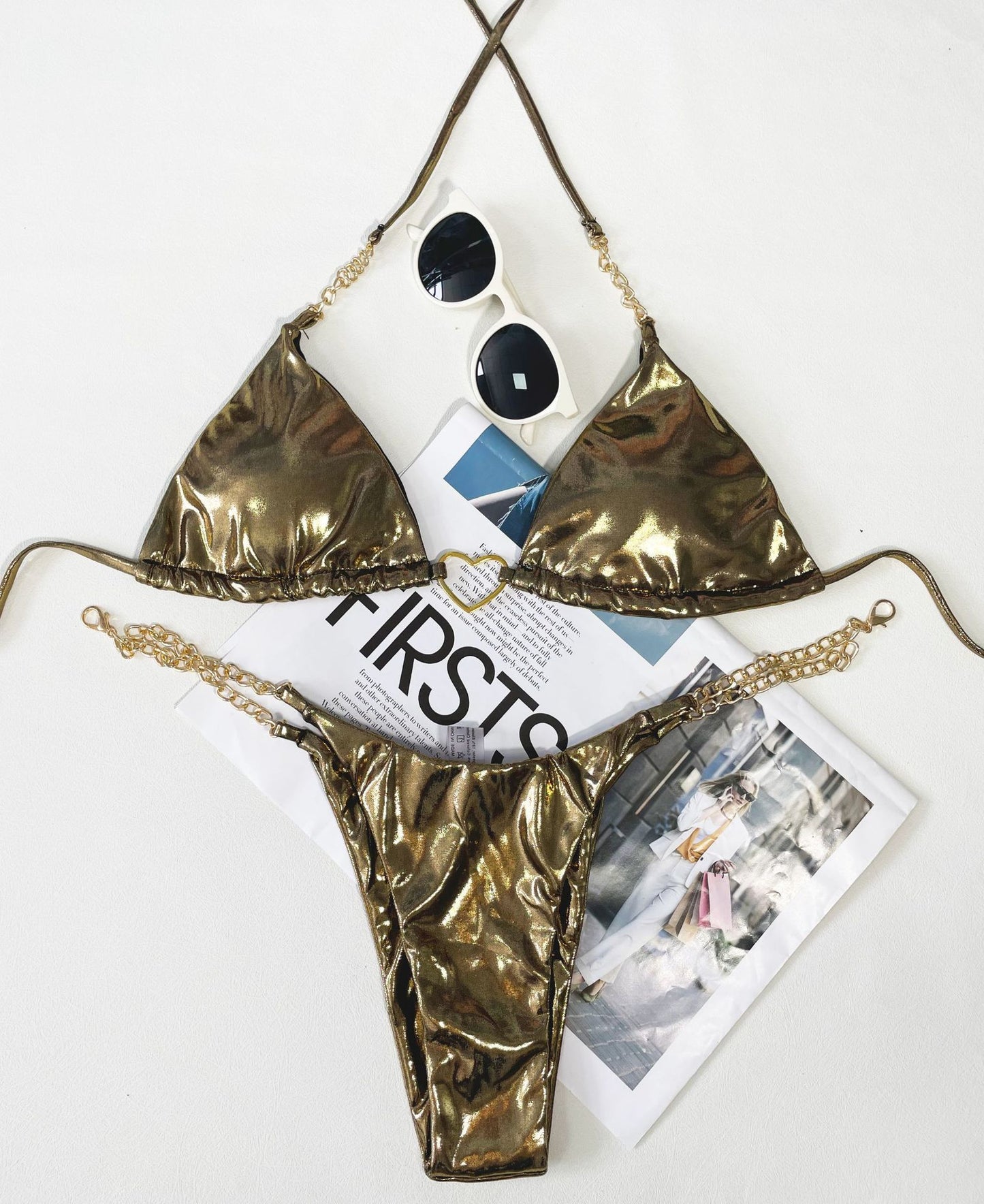 Swimming Wading Sports Strap Wrap Swimsuit For Women