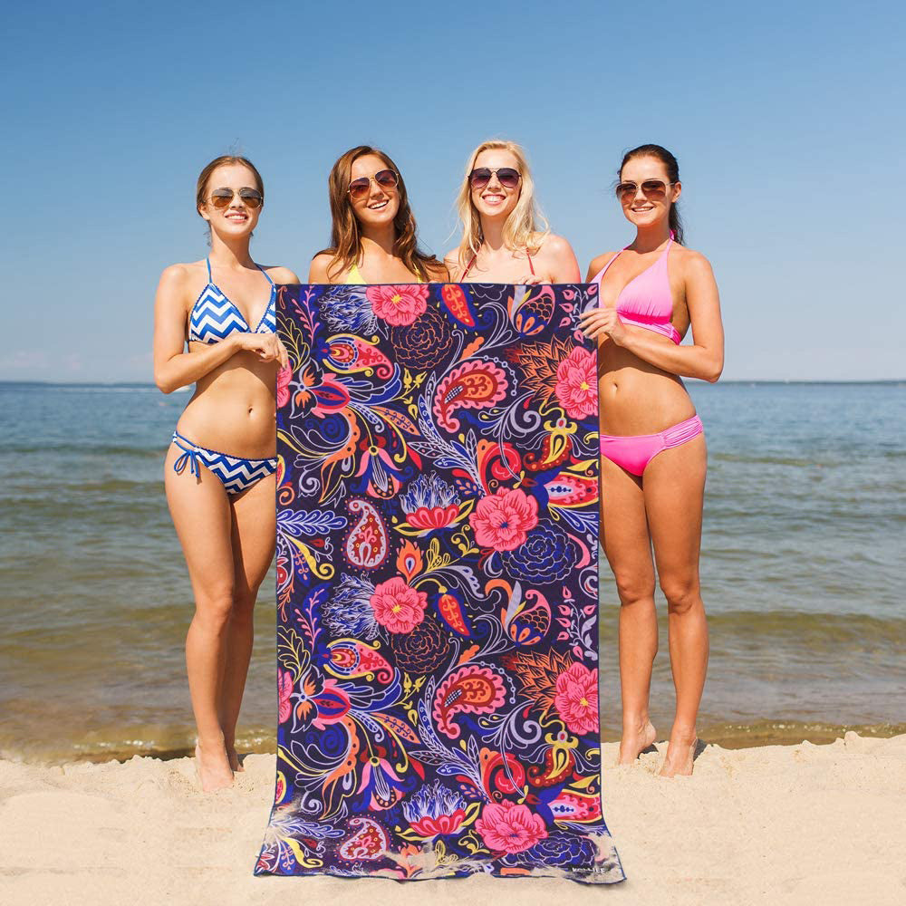 Fashion Microfiber Digital Print Beach Towel