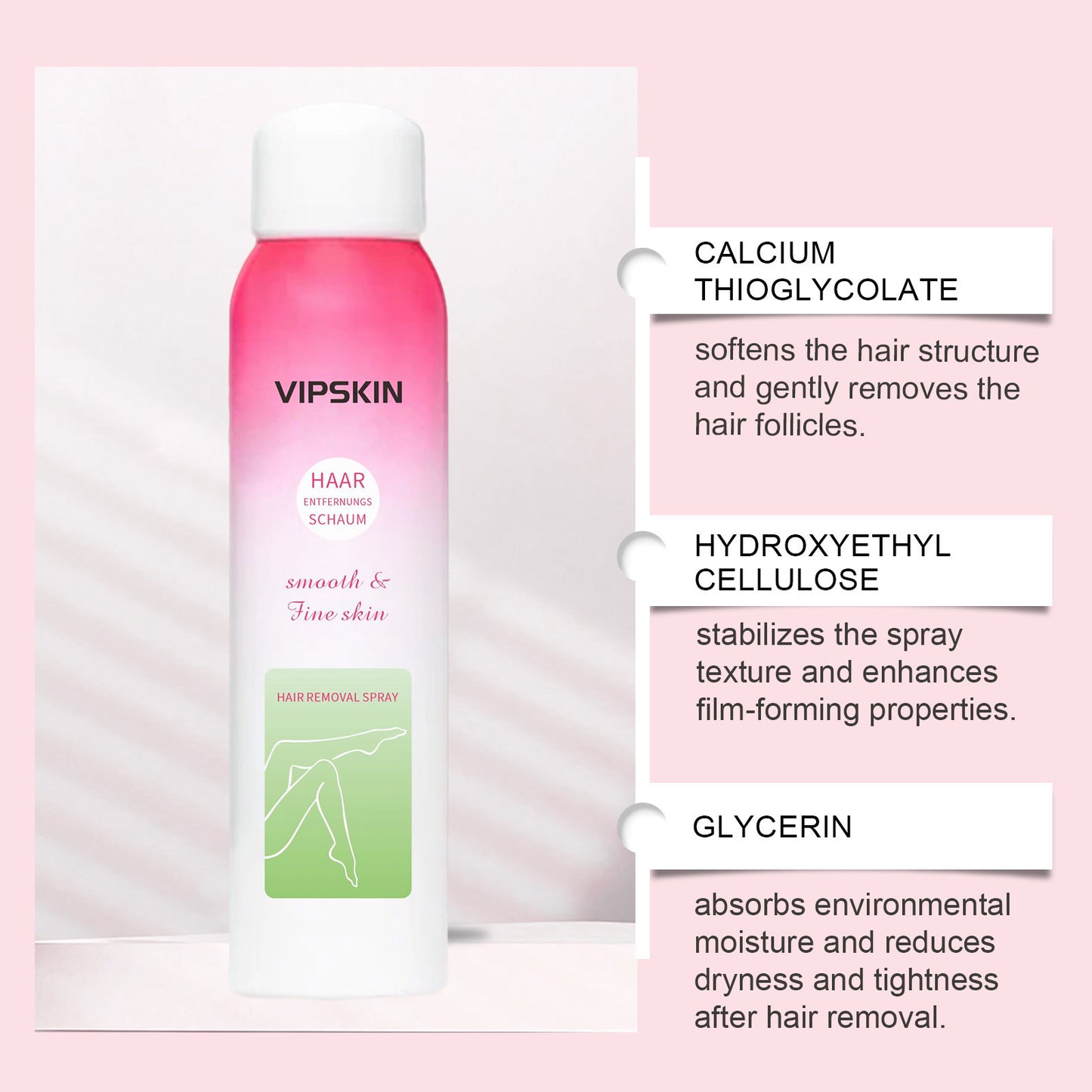 Body Hair Removal Spray Is Mild, Refreshing And Non-irritating