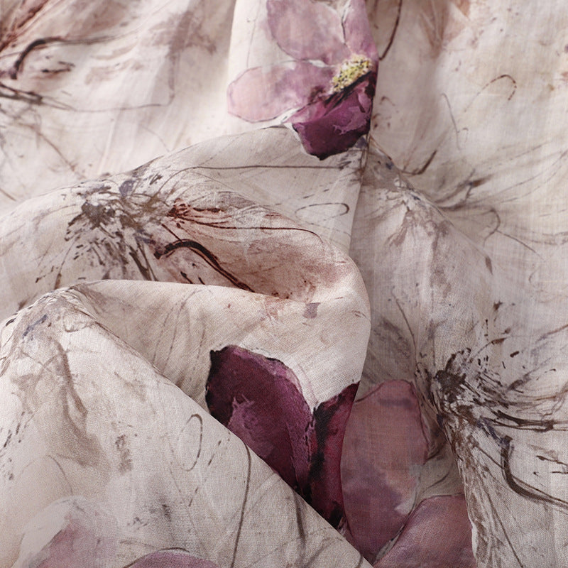 Artistic Retro Half-length Sleeve Dress Women