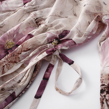 Artistic Retro Half-length Sleeve Dress Women