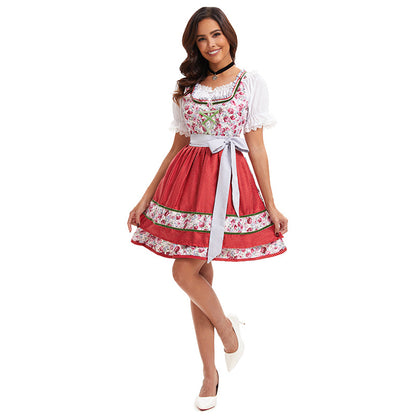 Fashion Personality Halloween Maid Uniform Suit