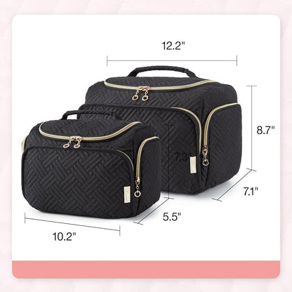 Travel Toiletry Bag Portable Cosmetic Bag Waterproof With Hook