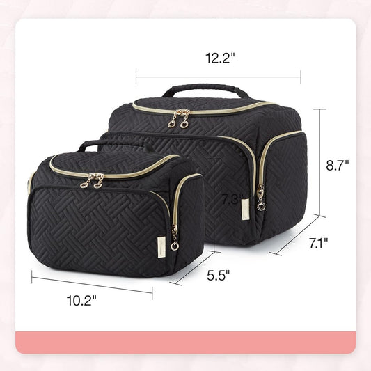 Travel Toiletry Bag Portable Cosmetic Bag Waterproof With Hook