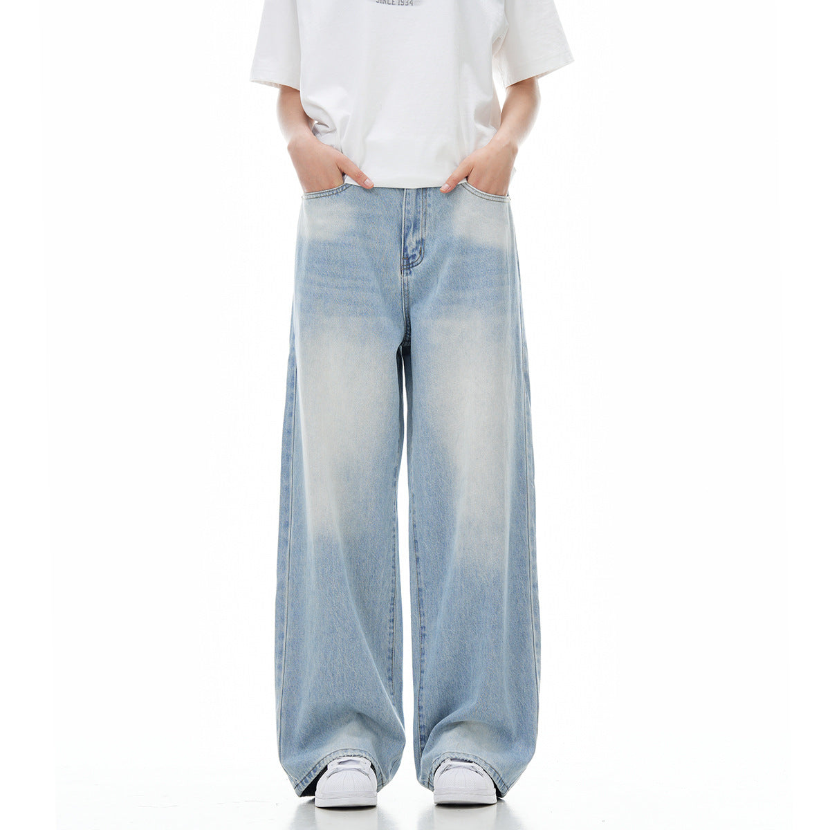 Light Blue Jeans Summer Thin