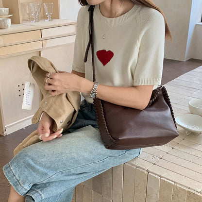 Advanced Texture Fashion Crescent Armpit Bag