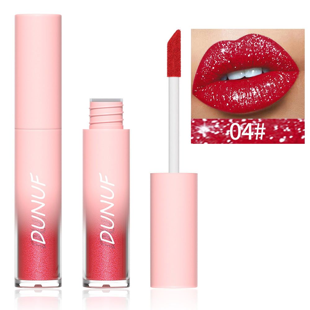 DUNUF 18 Color Diamond Lipstick Lip Gloss